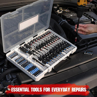🛠️  80-Piece Magnetic Impact Nut Driver Set Metric & SAE