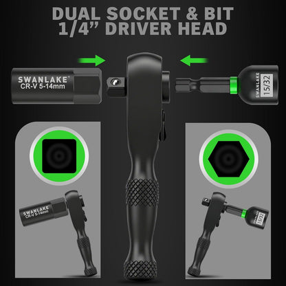 🛠️74-Piece Magnetic Nut Driver Set