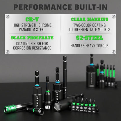 🛠️74-Piece Magnetic Nut Driver Set