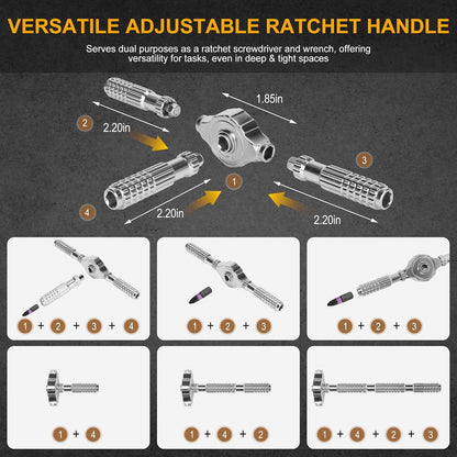 🛠️40 in 1 Magnetic Ratchet Screwdriver Set