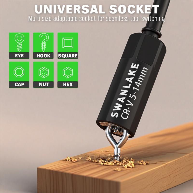 🛠️74-Piece Magnetic Nut Driver Set