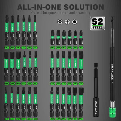 🛠️74-Piece Magnetic Nut Driver Set